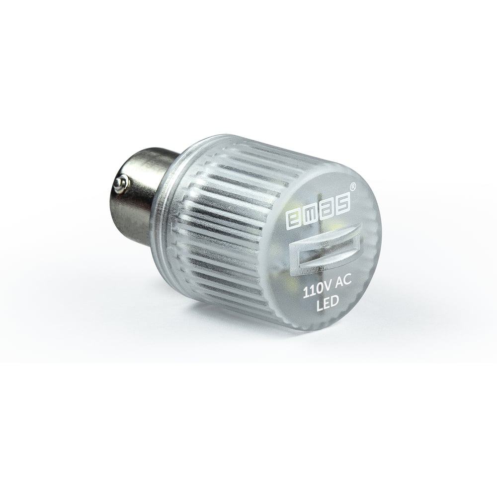 Светодиод Emas LED, цоколь BA15S, для сигнальных колонн серии IK, 110VAC, белый цвет IKML110B