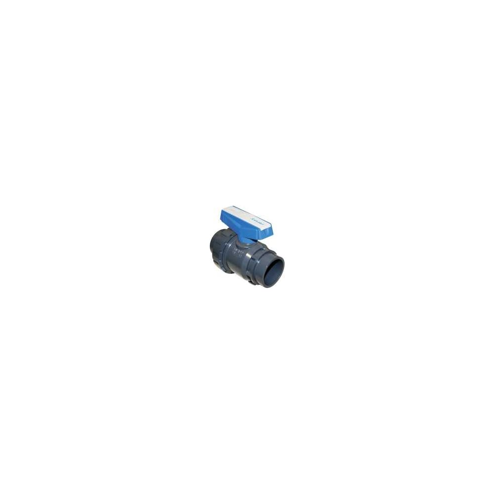 Кран шаровой PIMTAS ПВХ 63 под клей, разборный с одной стороны, PE/EPDM, Турция 232 00 063 2 ТСК0006Р