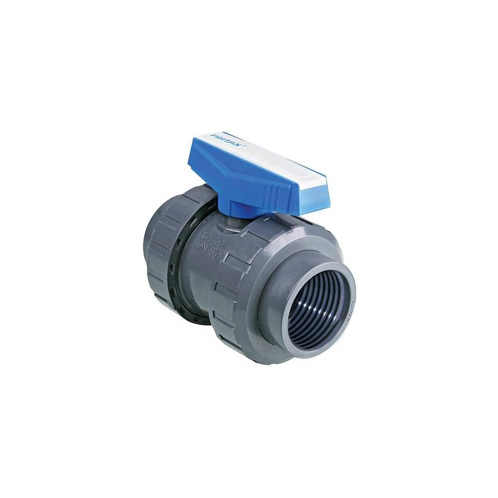 Кран шаровой PIMTAS ПВХ, 1 1/4", внутренняя резьба, PE/EPDM, Турция 204 00 040 2 ТСК0040
