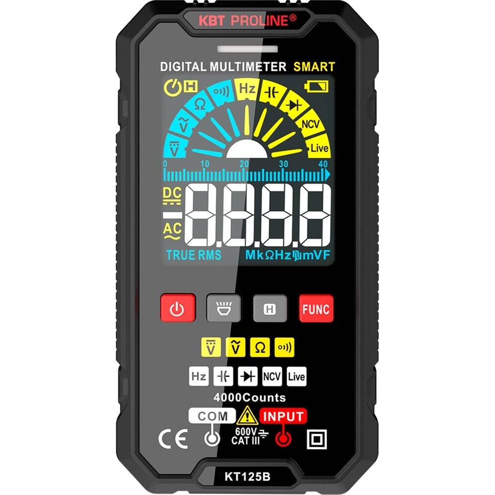 Изображение товара КВТ SMART KT 125V PROLINE 86325 цифровой мультиметр