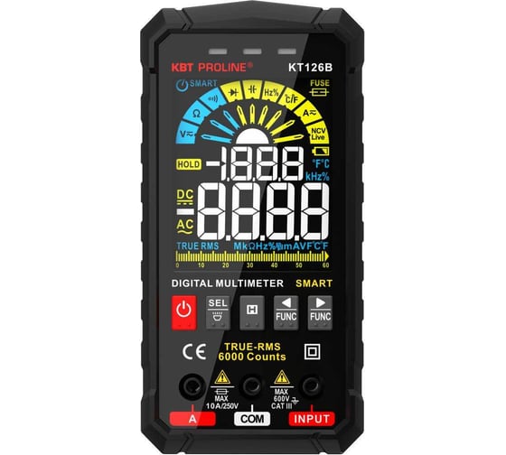 Изображение товара Цифровой мультиметр КВТ SMART KT 126В PROLINE 86329