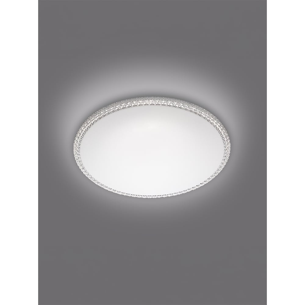 Светодиодный потолочный светильник Smartbuy (LED) 55Вт 6500K 4400 лм 370x55мм белый PRIME CRYSTAL SBL-SPB-4-55W-65K-WH