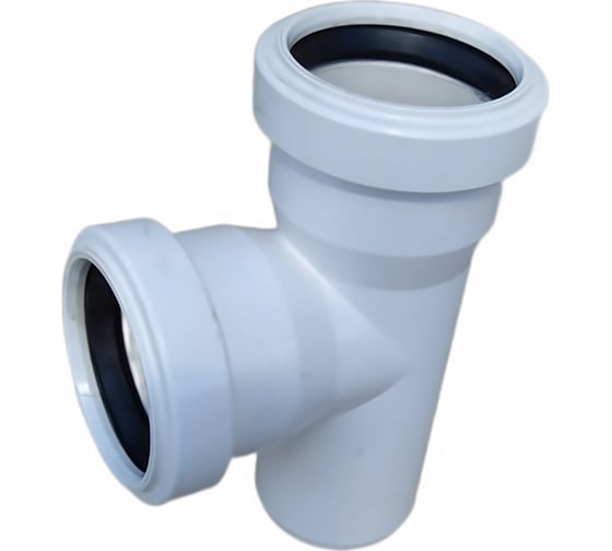Изображение товара Тройник ХЕМКОР НПВХ 110x110 87 градусов ВК ШУМЭКС 2391065 46593