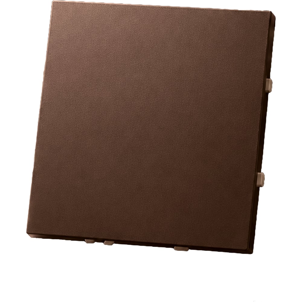 Выключатель Metronex одноклавишный без рамки темно-коричневый Квадро FVKF390101TKR