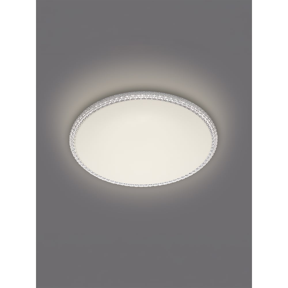 Светодиодный потолочный светильник Smartbuy (LED) 75Вт 4000K 6000 лм 370x55мм белый PRIME CRYSTAL SBL-SPB-4-75W-4K-WH