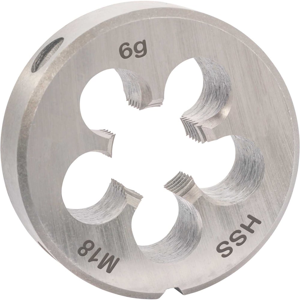Плашка H-Tools М18 шаг 2.5мм DINEN22568 HSS-G 6g 45х18мм 237180TXHT