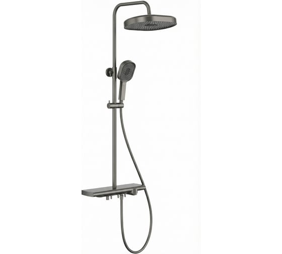 Изображение товара Душевая система со смесителем VODA ESKO графит ST350GM