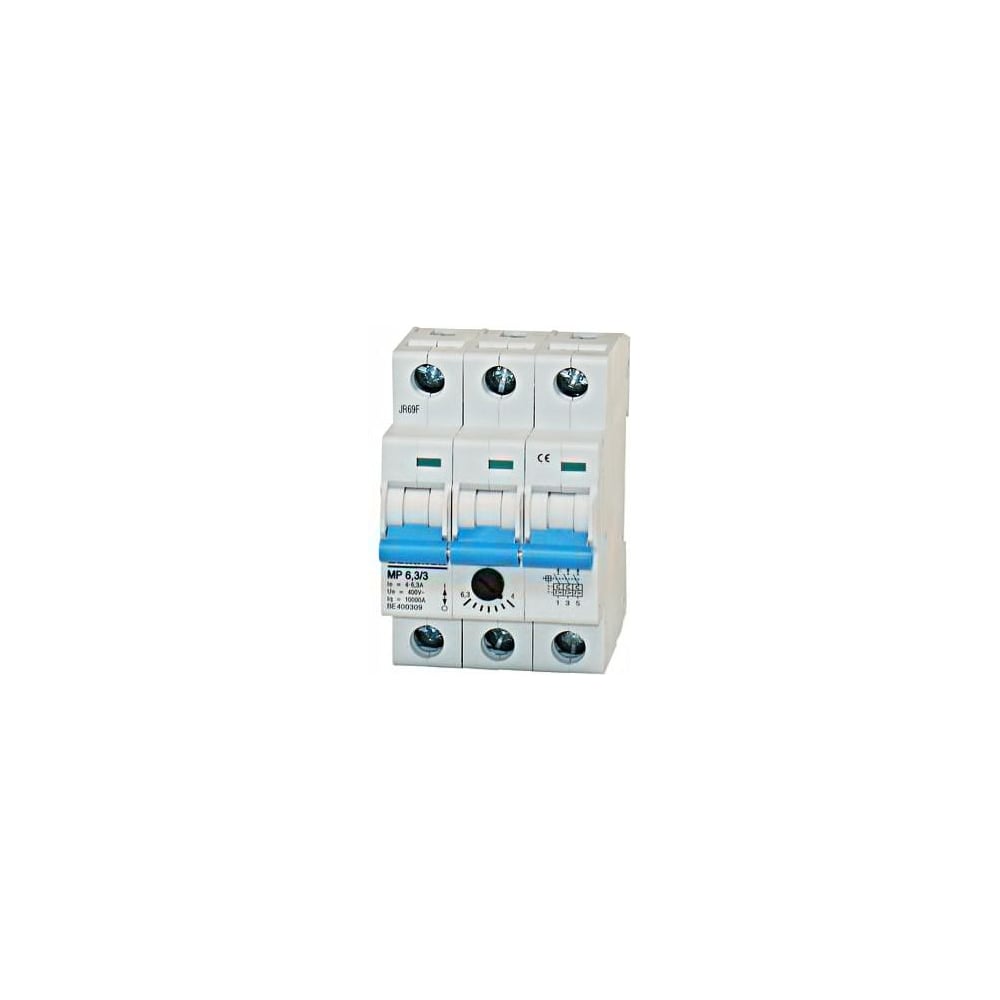 Автомат защиты двигателя Schrack Technik 4,0-6,3А, 3-полюсный BE400309--