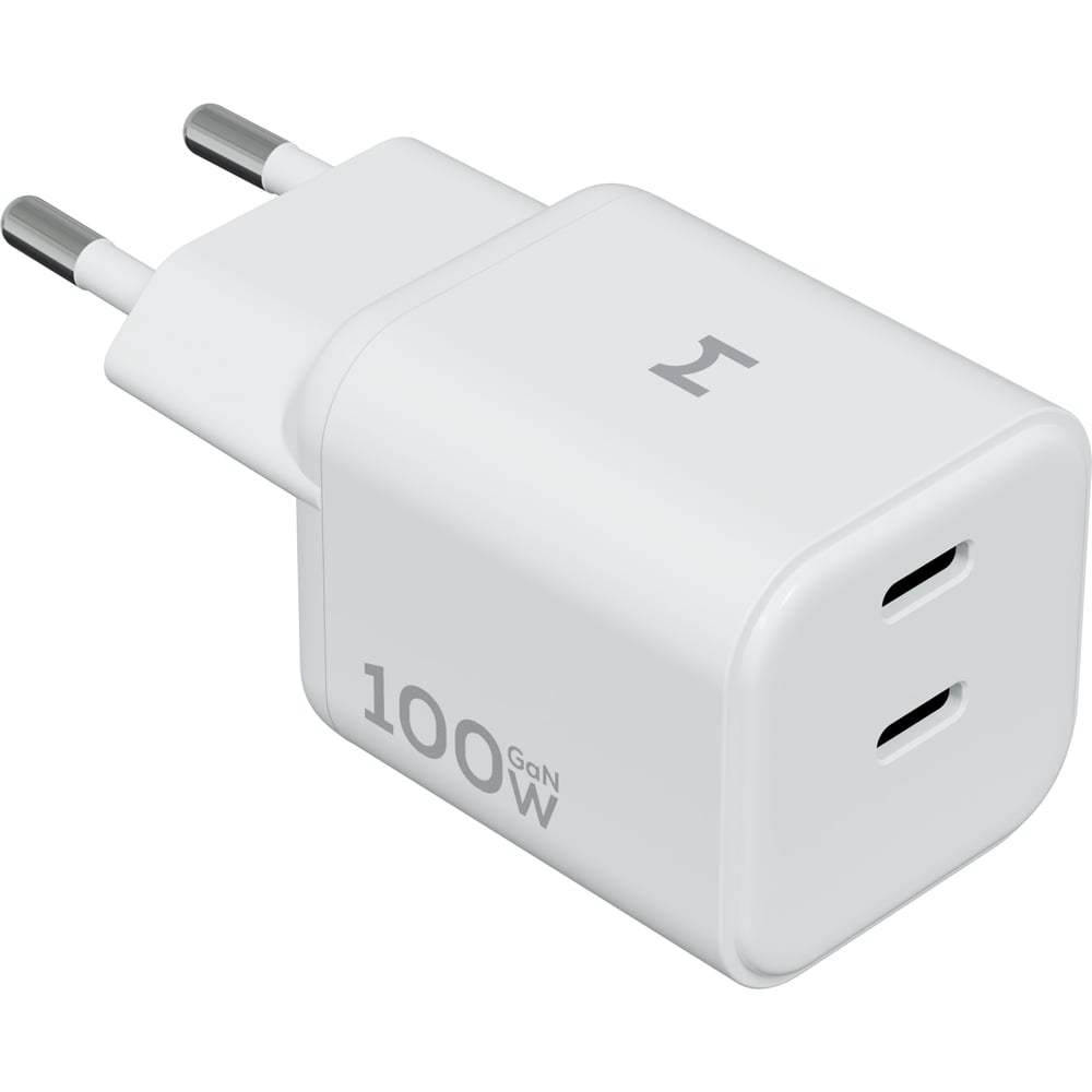 Компактное сетевое зарядное устройство MAGSSORY Nano Pro 100W GaN, с функцией быстрой зарядки, белый ACH017w
