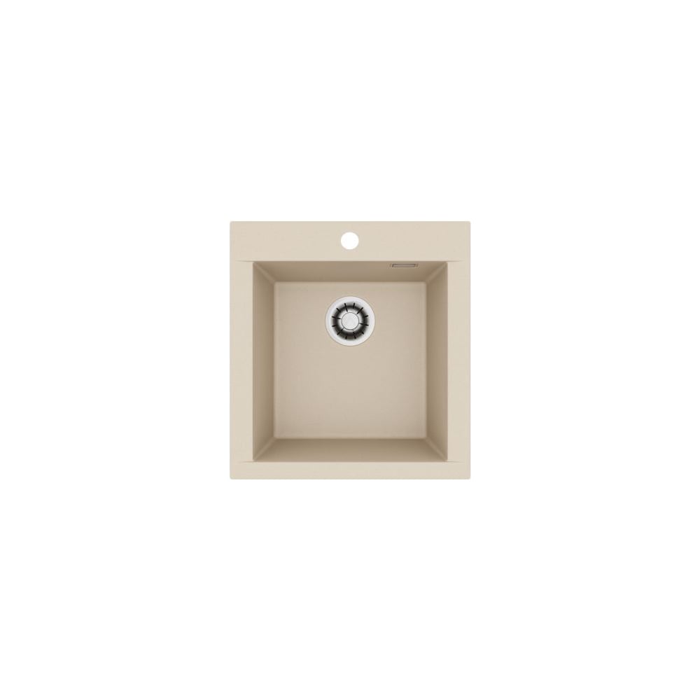Мойка для кухни Alveus Pure-G 20 Algranit 480x520x198 мм, Ivory A20, с сифоном 1148858 1149266