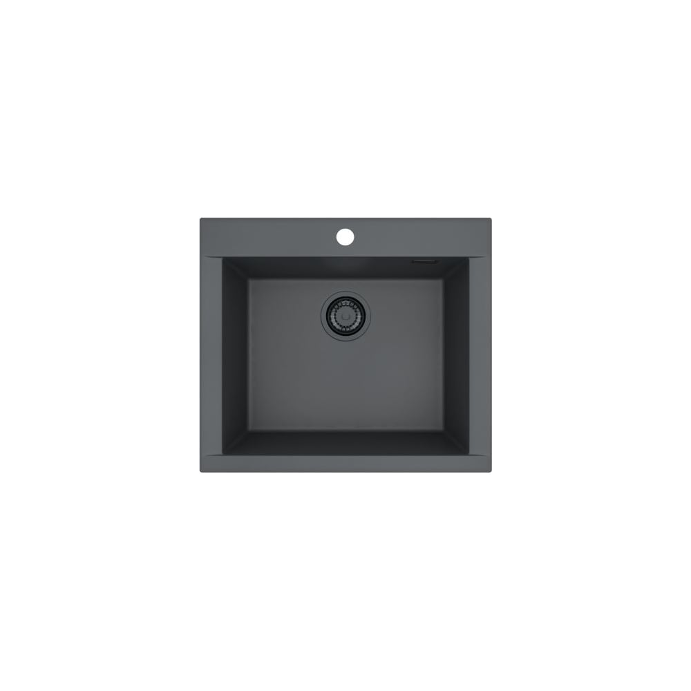 Мойка для кухни Alveus Pure-G 30 Algranit Black Edition 590x520x198 мм, Deep Black A90, с сифоном 1148151 1149277