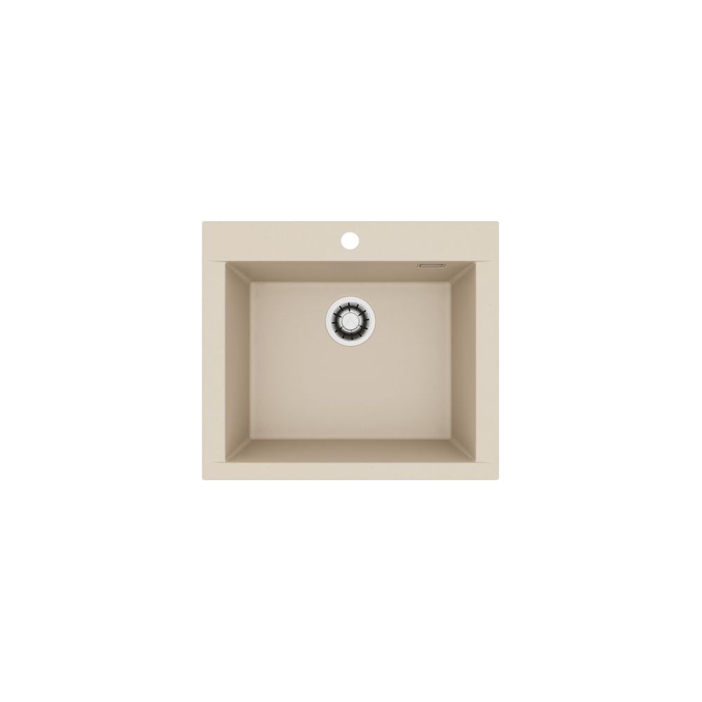 Мойка для кухни Alveus Pure-G 30 Algranit 590x520x198 мм, Ivory A20, с сифоном 1148858 1149273