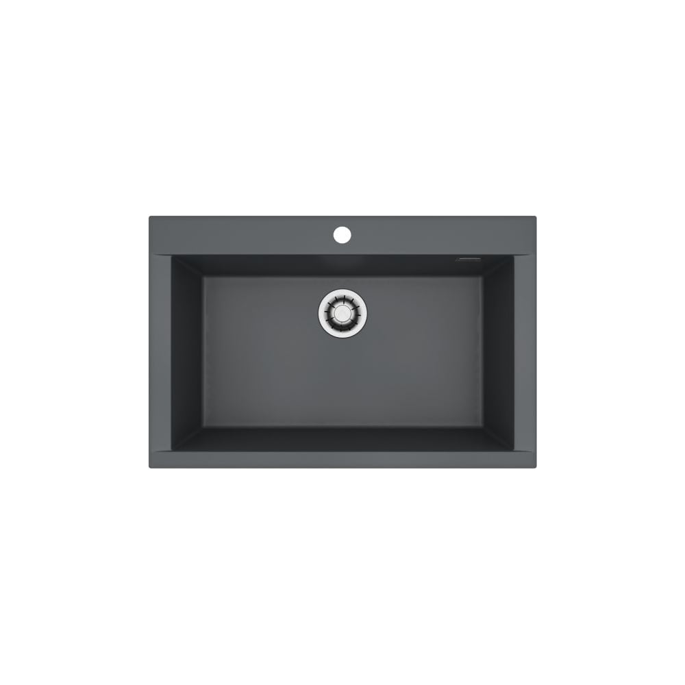 Мойка для кухни Alveus Pure-G 40 Algranit 790x520x198 мм, Carbon A91, с сифоном 1148858 1149282