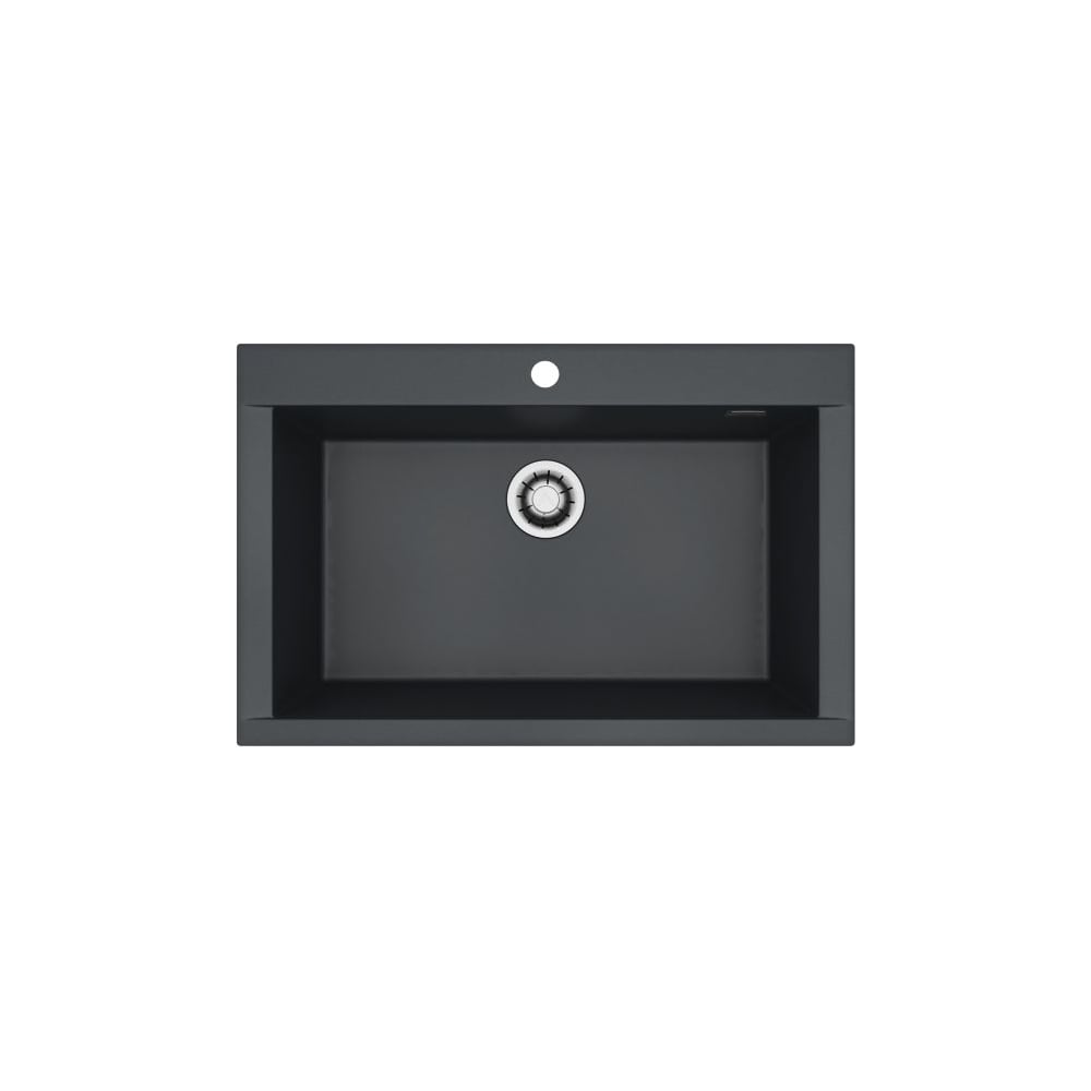 Мойка для кухни Alveus Pure-G 40 Algranit 790x520x198 мм, Deep Black A90, с сифоном 1148858 1149283