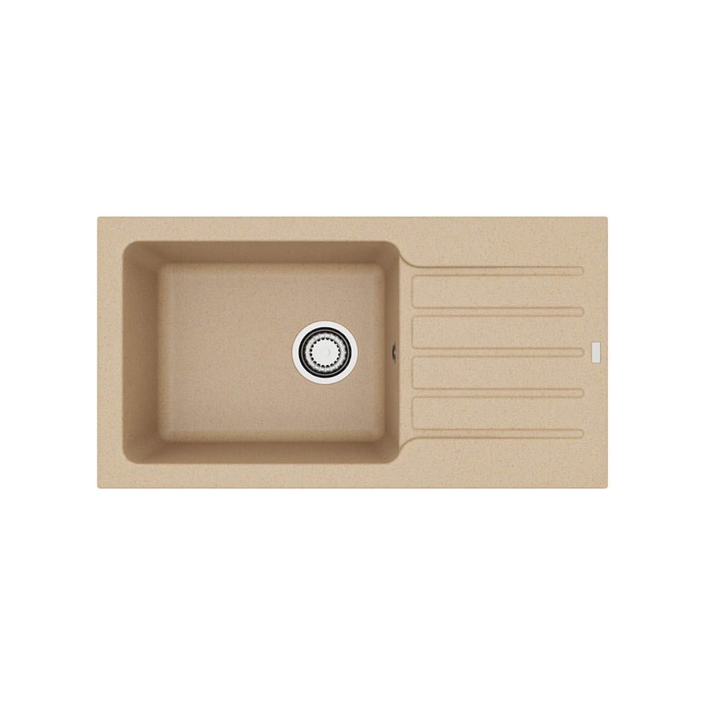 Мойка для кухни Alveus Niagara 90 Granital 775x430x180 мм, Beige G55, с сифоном 1130548 1148031