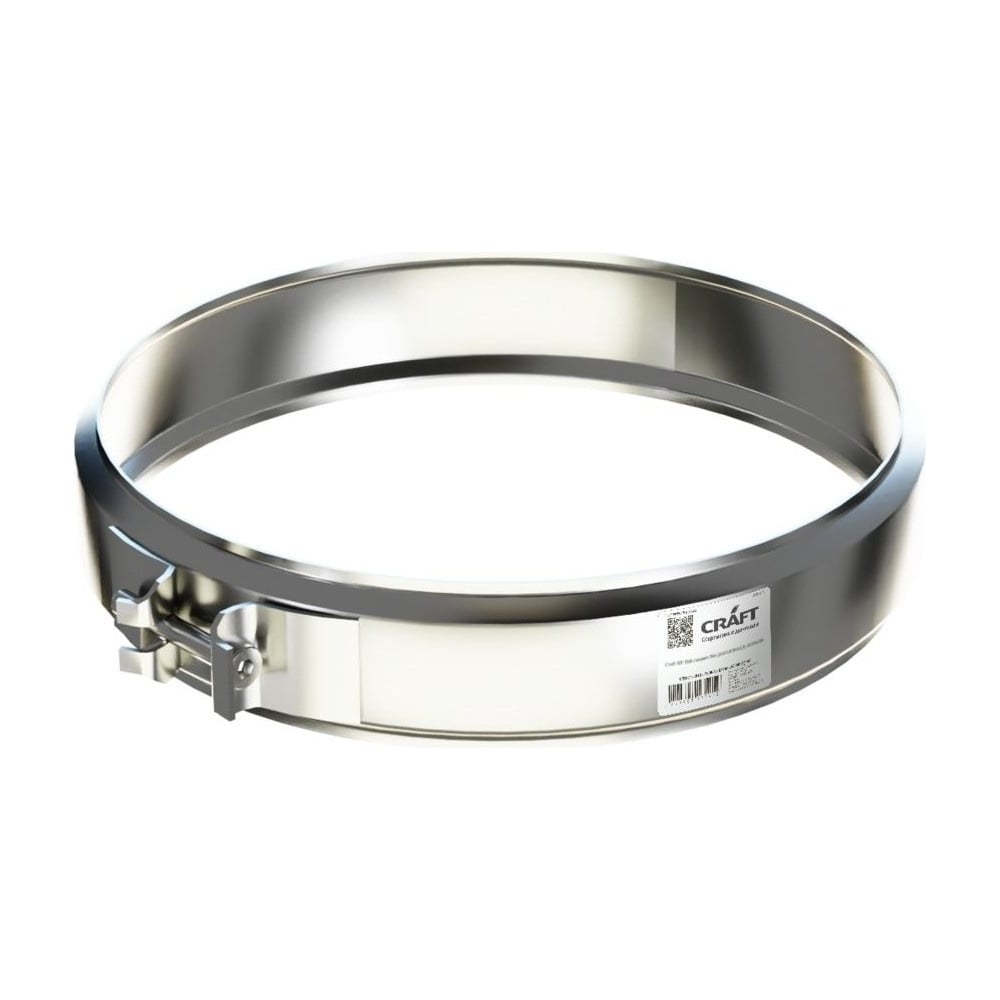 Хомут разнополочный КРАФТ ГАЗ/Стандарт (304/0,5/зеркальная) Ф220 c410907
