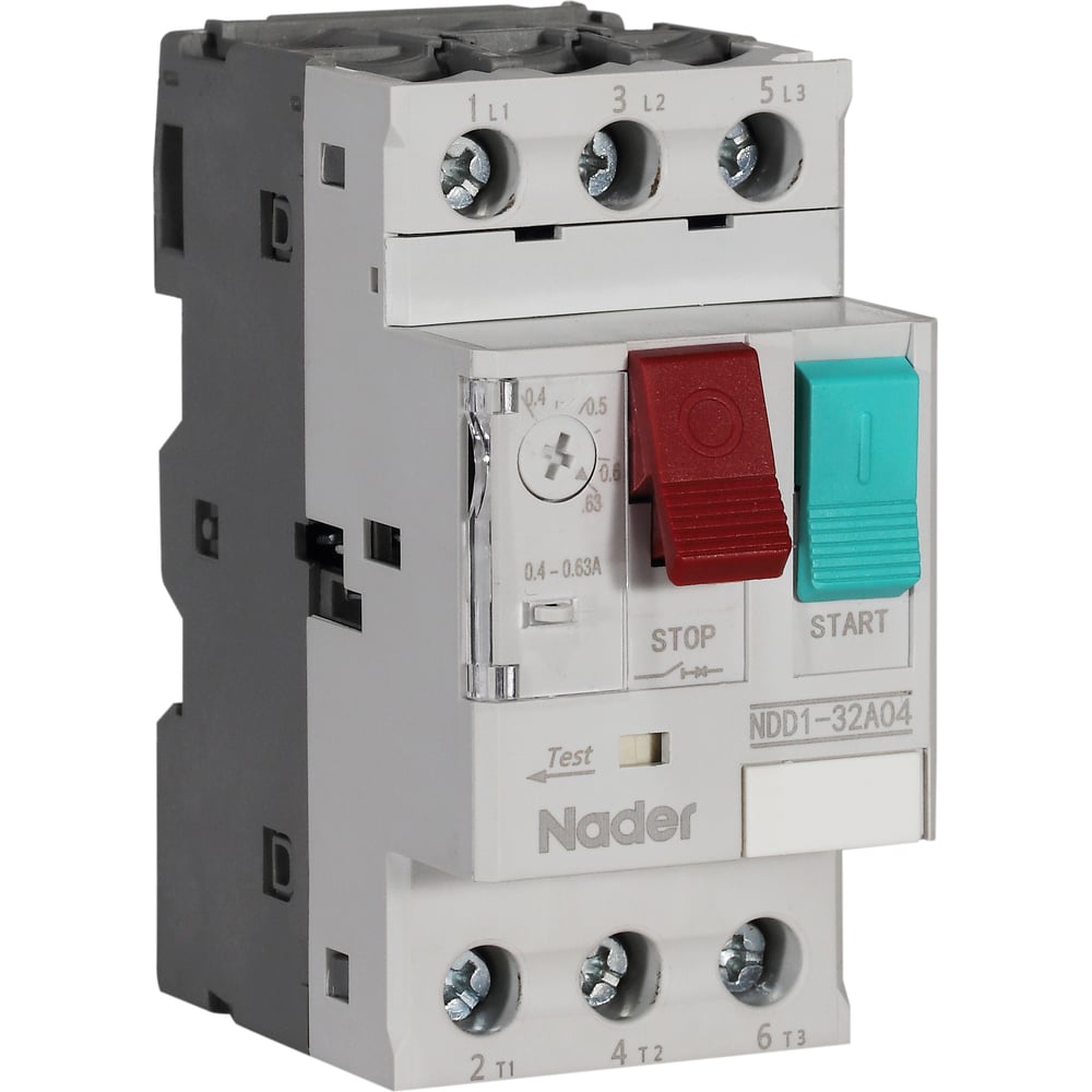 Автоматический выключатель защиты двигателя Nader NDD1-32A21 631000013
