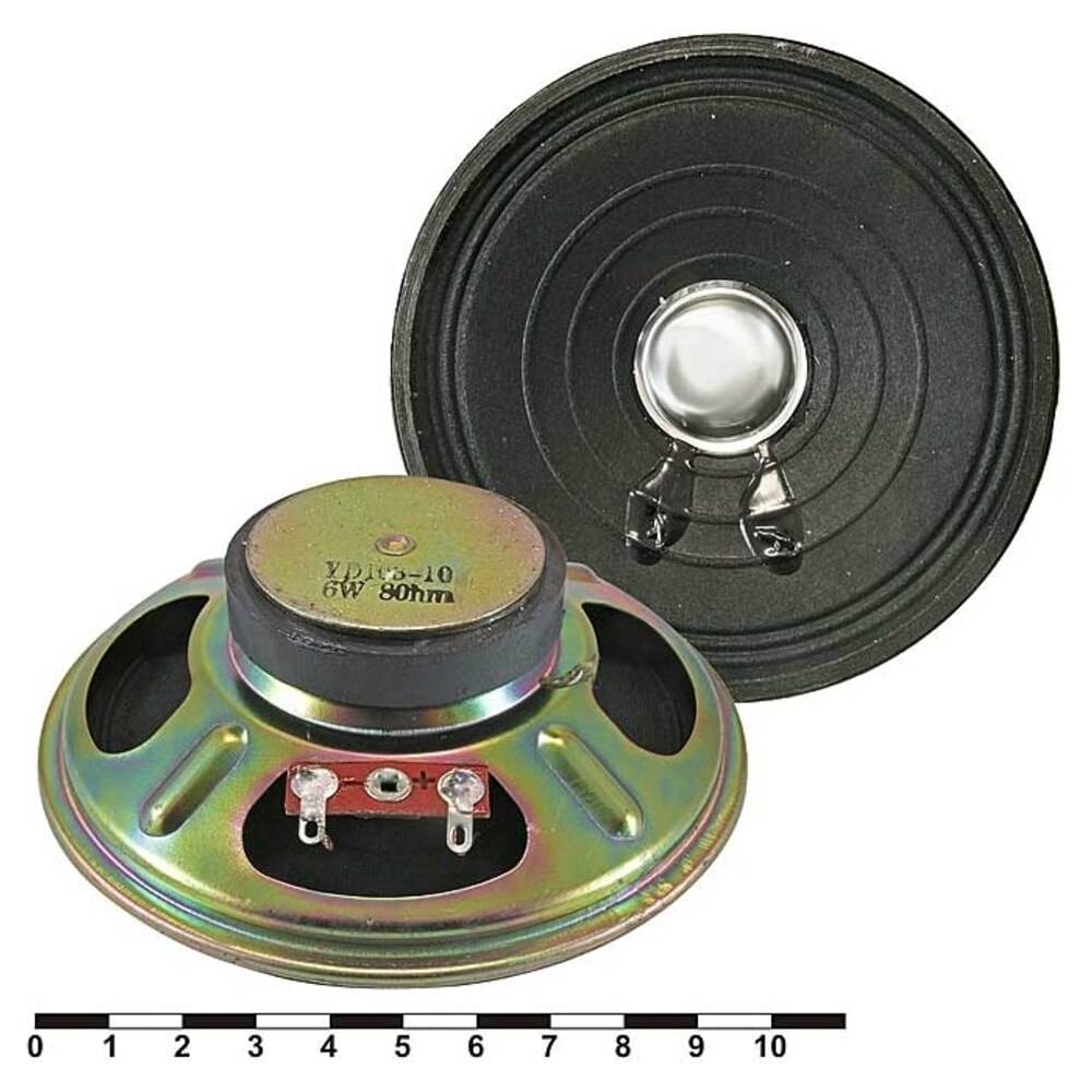 Динамик RUICHI YD103-10R, 6W, 8ohm 82019