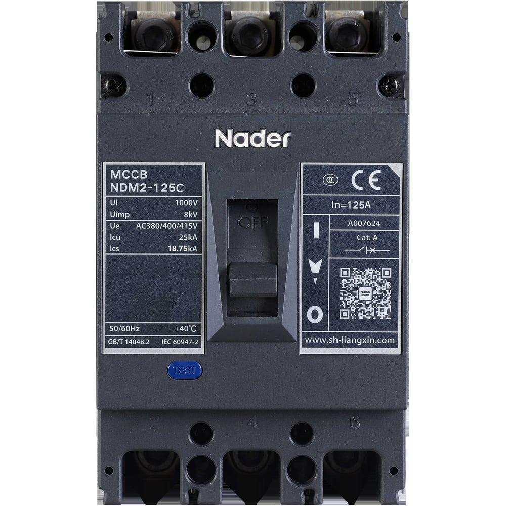 Расцепитель минимального напряжения Nader NDM2-125 C/L/M/H 216000093