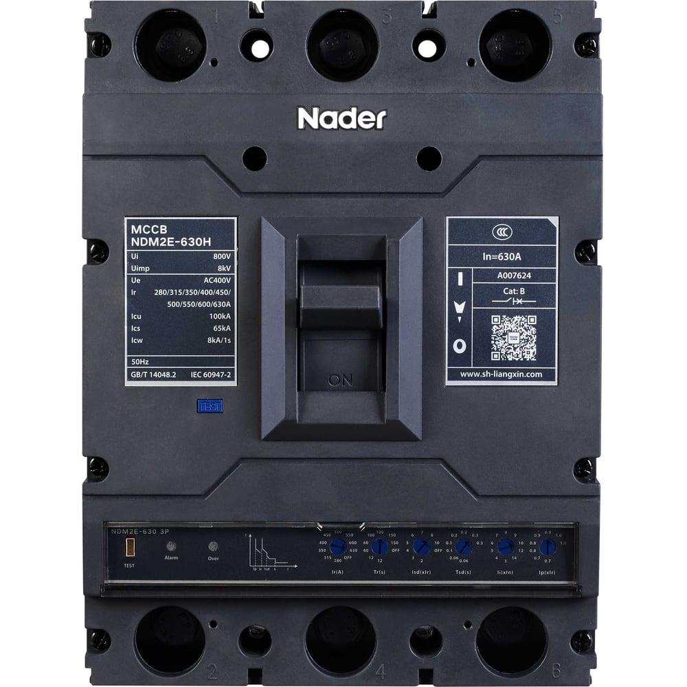 Расцепитель независимый Nader NDM2E-630 M/H 216000067