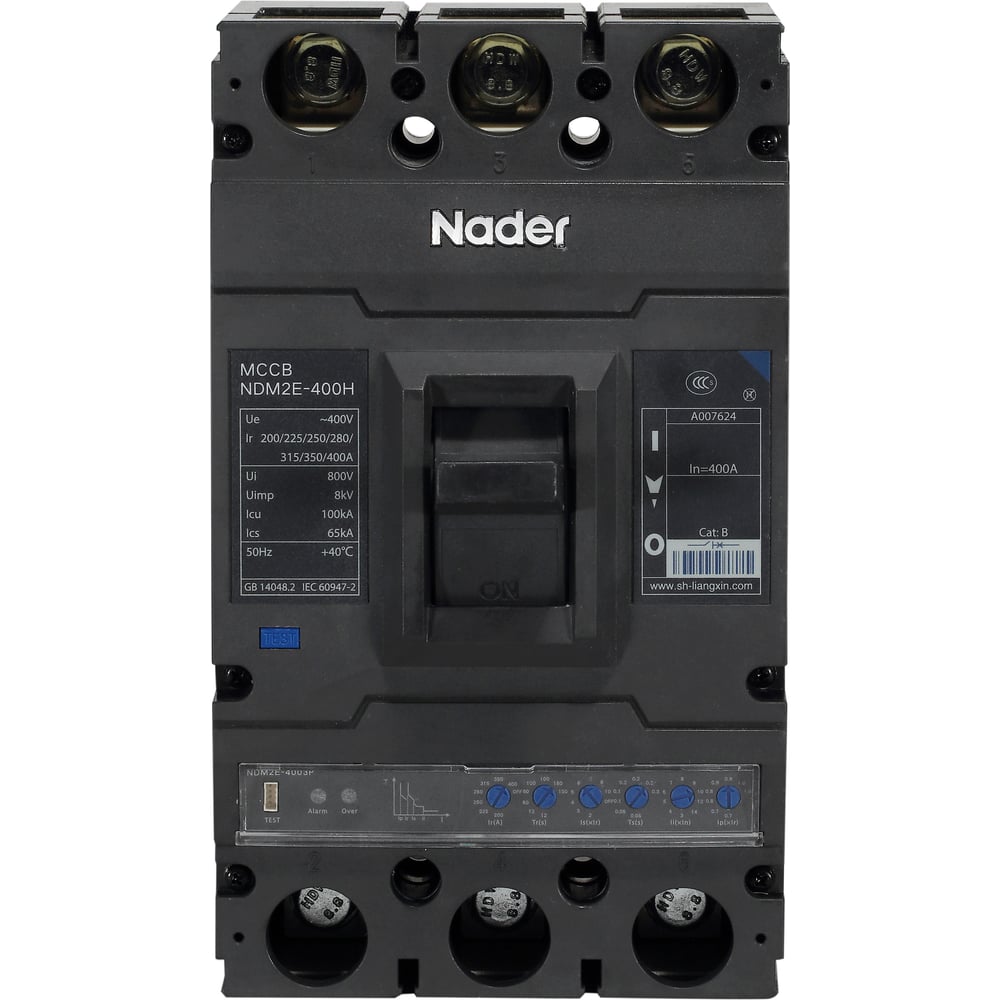 Расцепитель независимый Nader NDM2E-400 M/H 216000066
