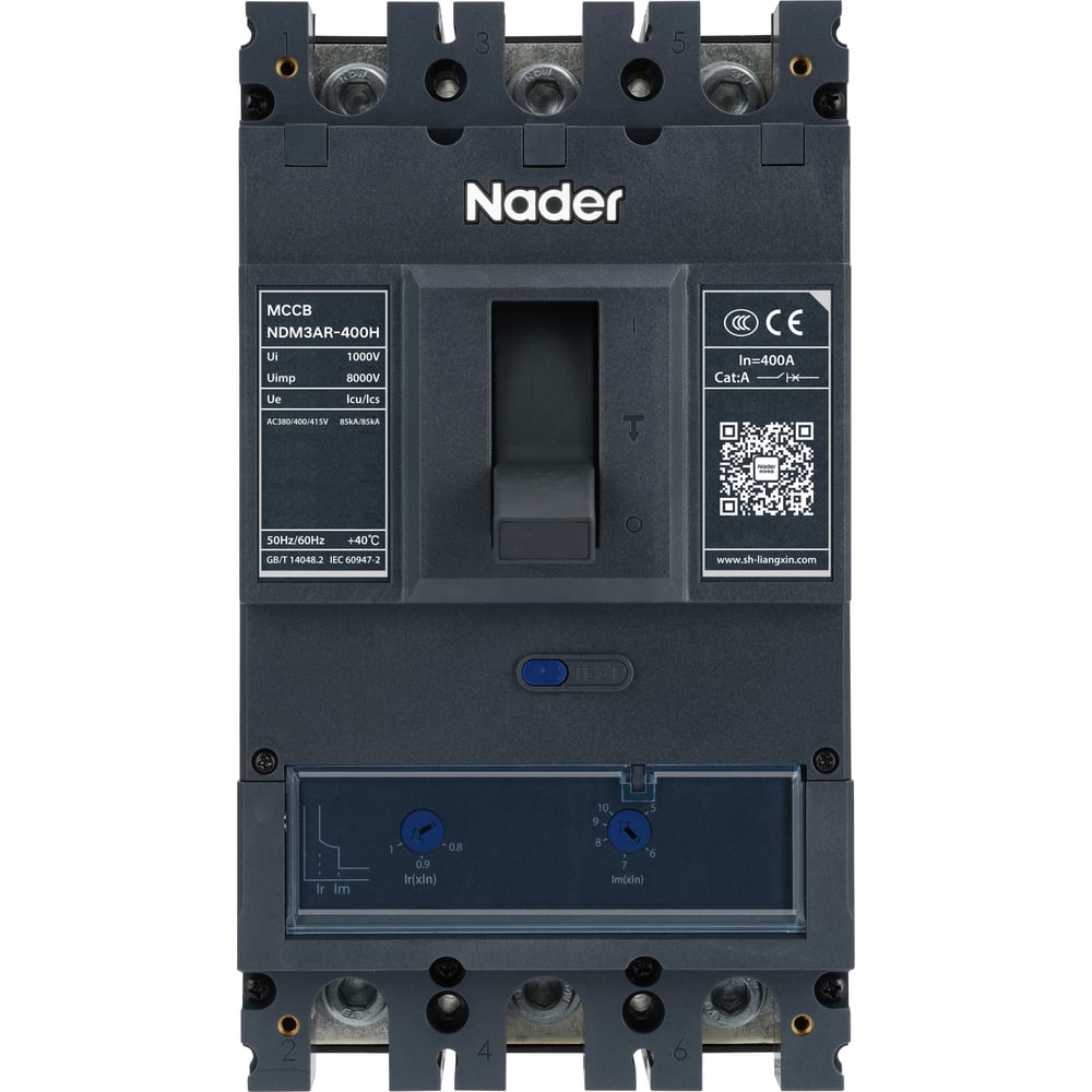 Расцепитель независимый Nader NDM3AR-400 221300011