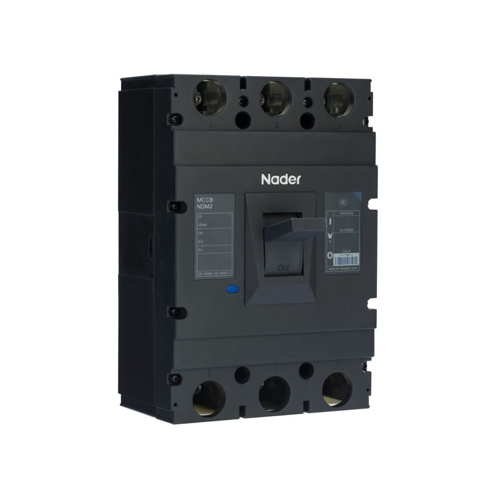 Изображение товара Автоматический выключатель в литом корпусе Nader NDM2-63L/3 3 00 40A 211000007 Изображение товара Автоматический выключатель в литом корпусе Nader NDM2-63L/3 3 00 40A 211000007