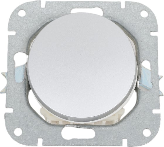 Изображение товара Механизм выключателя Bylectrica 1-клавишный, скрытая установка, серия ПРОВАНС, С110-3301 серебро