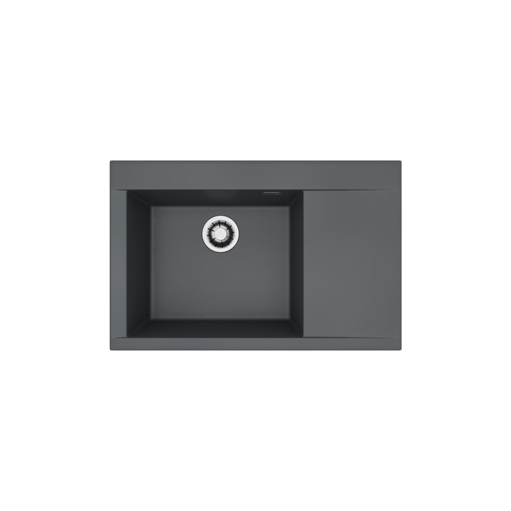 Мойка для кухни ALVEUS PURE-G 70R ALGRANIT CARBON-A91 790х520х198 с сифоном 1148858 1149502