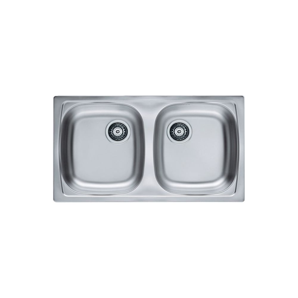 Мойка для кухни Alveus BASIC 160 NAT-90 780х435 2X в комплекте с сифоном 1130557, 1049232