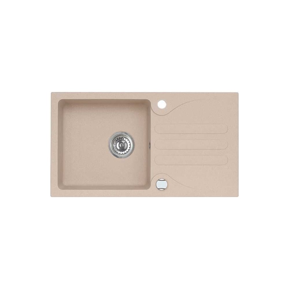 Мойка для кухни Alveus GALAPAGOS 30 GRANITAL BEIGE-G55 770x430x150;1X; с сифоном 1105296, 1091213