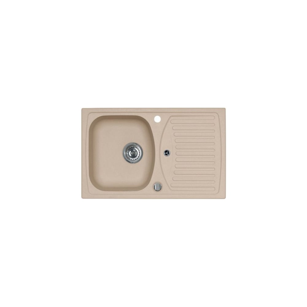Мойка для кухни Alveus GRANITAL RECORD 30 BEIGE-G55 780x480x160;1X с сифоном 1113101 1130330
