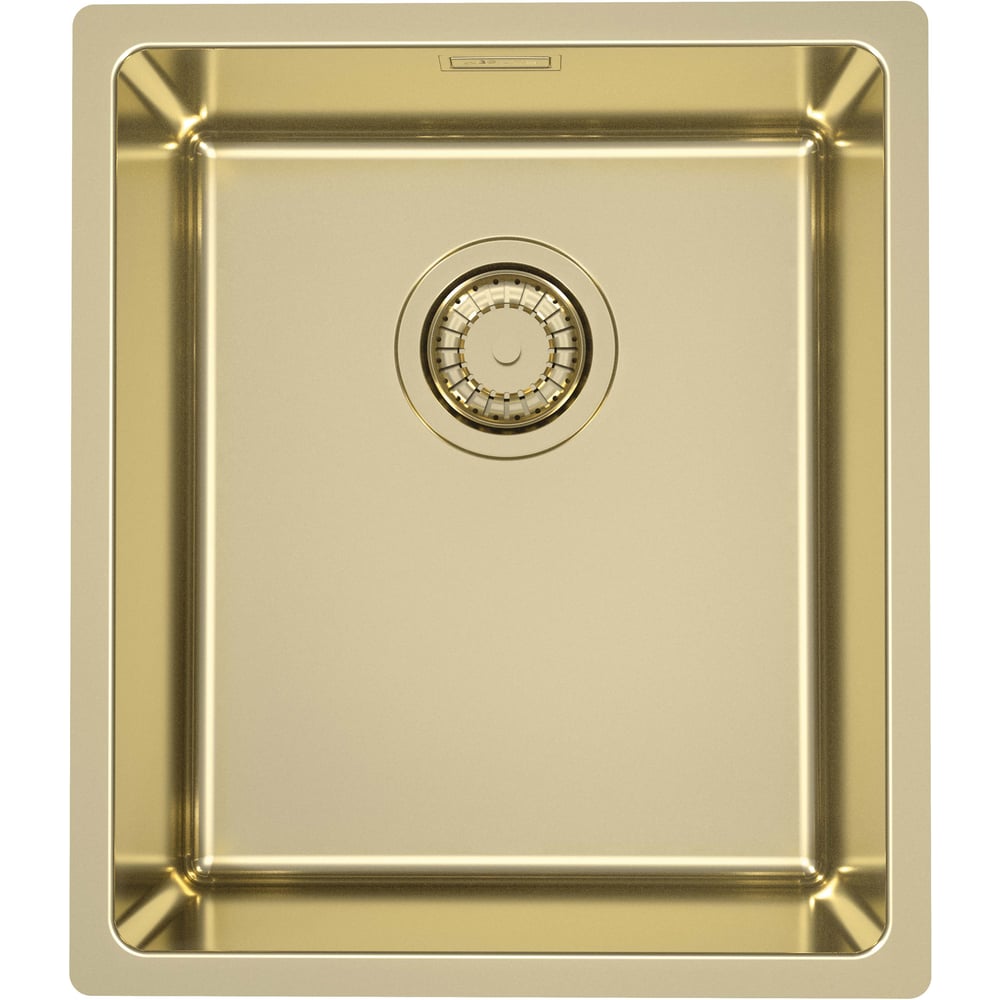Мойка для кухни Alveus KOMBINO 20 MONARCH GOLD SAT-90 500х400х195 U в комплекте с выпуском без сифона 1140663