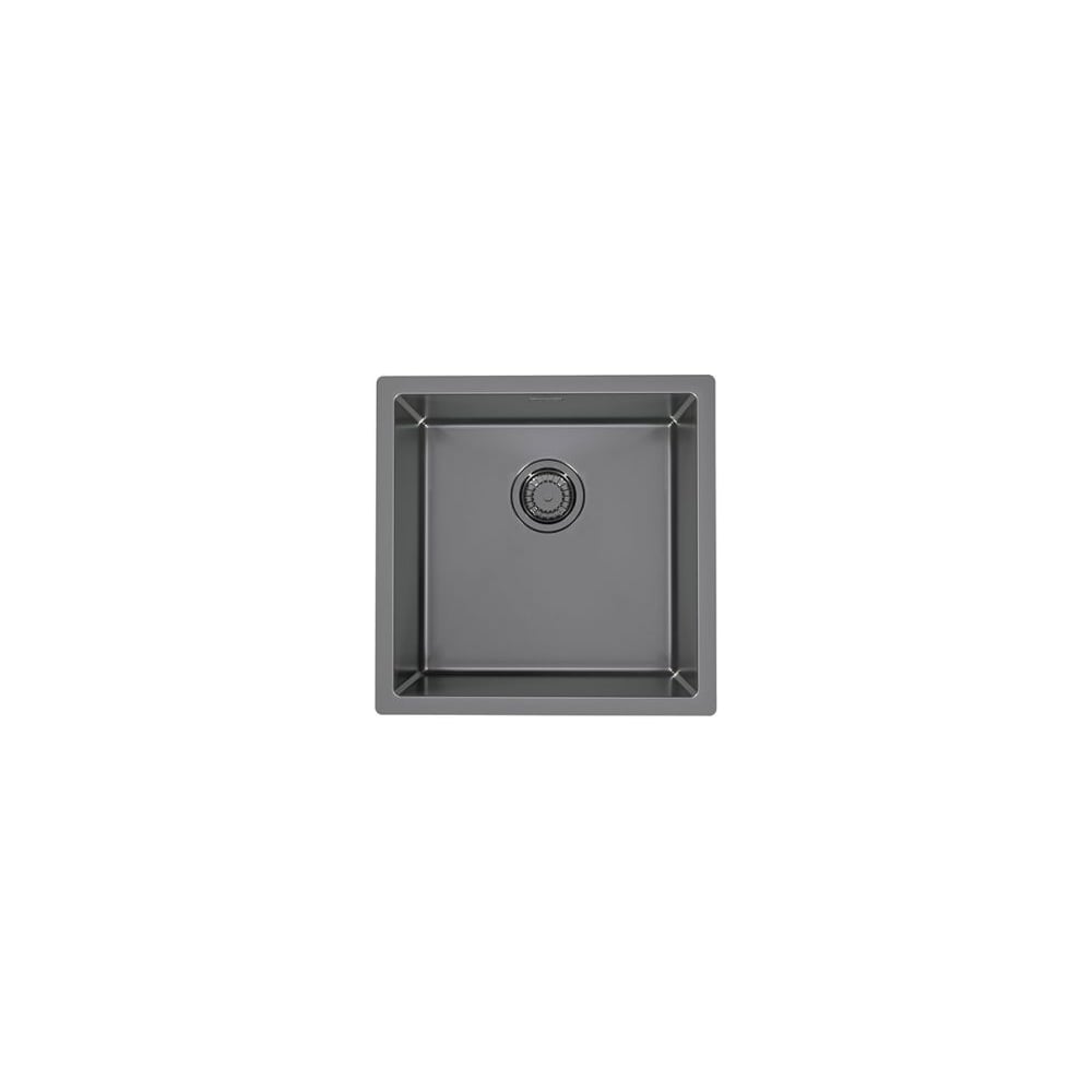 Мойка для кухни Alveus QUADRIX MONARCH 30 NEW ANTHRACITE 450X450X200 в компл. с выпуском без сифона, 1153729