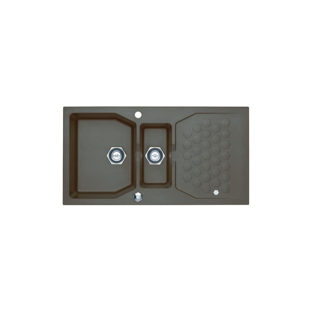 Мойка для кухни Alveus SENSUAL 60 GRANITAL+ TWILIGHT-G05M 900x610x200;1+1/2 с сифоном 1104729, 1108259