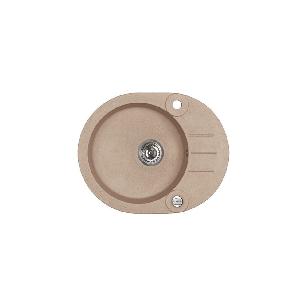 Мойка для кухни Alveus ROLL 40 GRANITAL BEIGE-G55 595x475x160;1x с сифоном 1105246 1090973