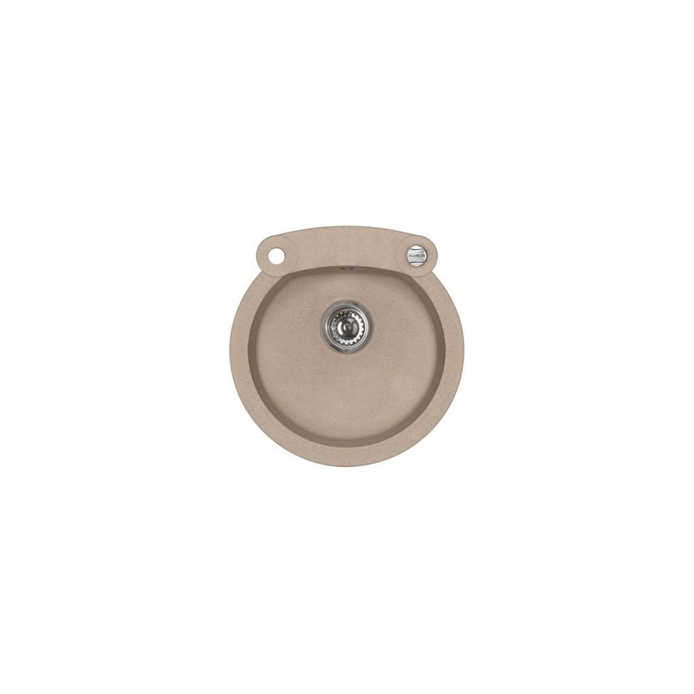 Мойка для кухни Alveus ROLL 10 GRANITAL BEIGE-G55 510x530x200;1x с сифоном 1105296 1090968