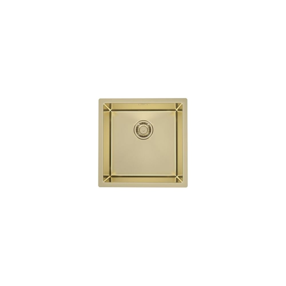 Мойка для кухни Alveus QUADRIX MONARCH 30 NEW GOLD 450X450X200 в компл. с выпуском без сифона, 1153728