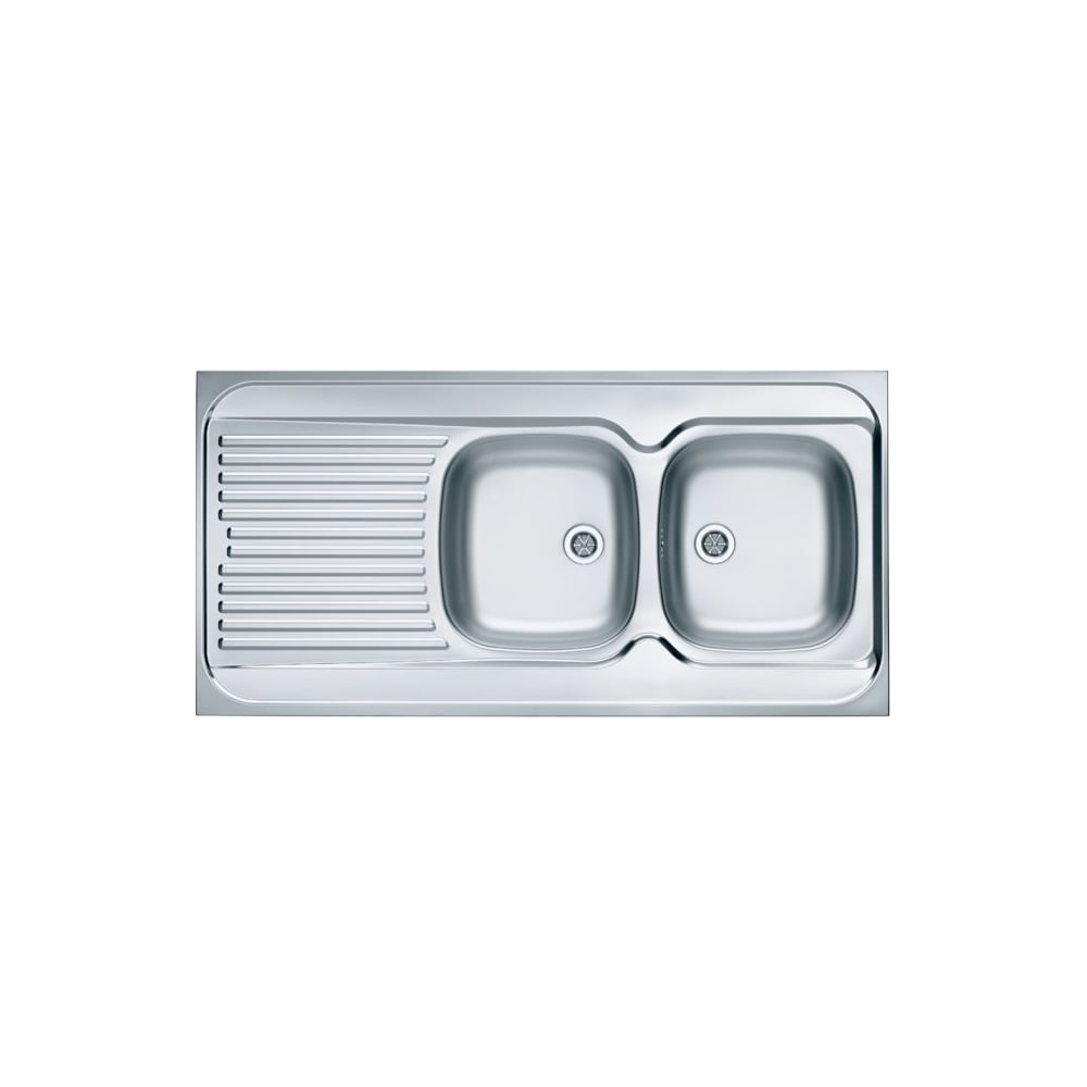 Мойка для кухни Alveus накладная CLASSIC 100R LEI-60 1200X600 правая в комплекте с сифоном 1071240, 1008991