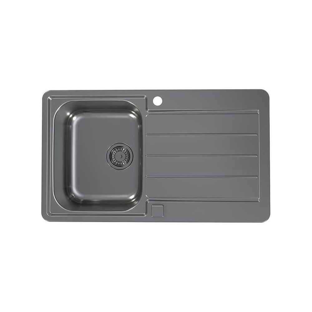 Мойка для кухни Alveus LINE MONARCH 20 ANTHRACITE 860х5001X в компл. с выпуском без сифона, 1078569