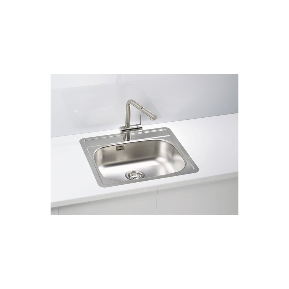 Мойка для кухни Alveus MORE 10 FS NAT-90 560X500 1X в компл. с сифоном 1130551, 1103108