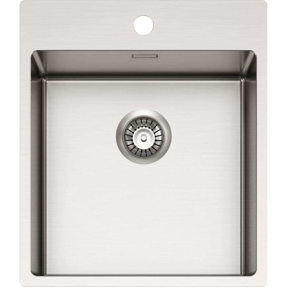 Мойка для кухни Alveus NOX 100 BRS 440x515x200 в комплекте с интегрированным сифоном 1149935