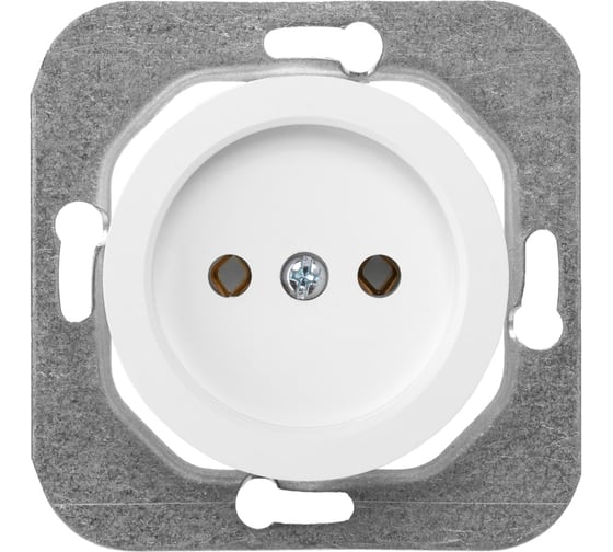 Изображение товара Механизм розетки Bylectrica 1-местная, скрытая установка, без заземляющего контакта, серия ПРОВАНС, РС16-1401 перламутр