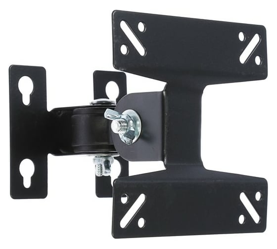 Изображение товара Наклонно-поворотный кронштейн для ТВ LUAZON KrON-72 14-32", 100 мм от стены, черный 4141509