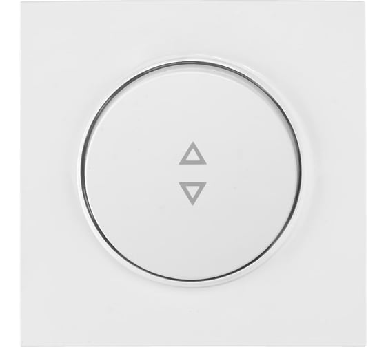 Изображение товара Выключатель Bylectrica 1-клавишный, проходной, скрытая установка, серия ПРОВАНС квадрат, белый С610-2361