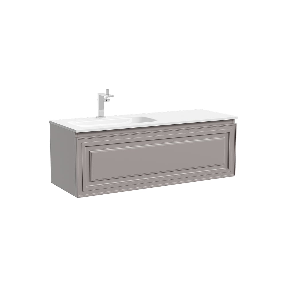 Тумба подвесная левая Sancos Very 1195x445x406 мм, 1 ящик с доводчиками, Doha Soft VR120LSM