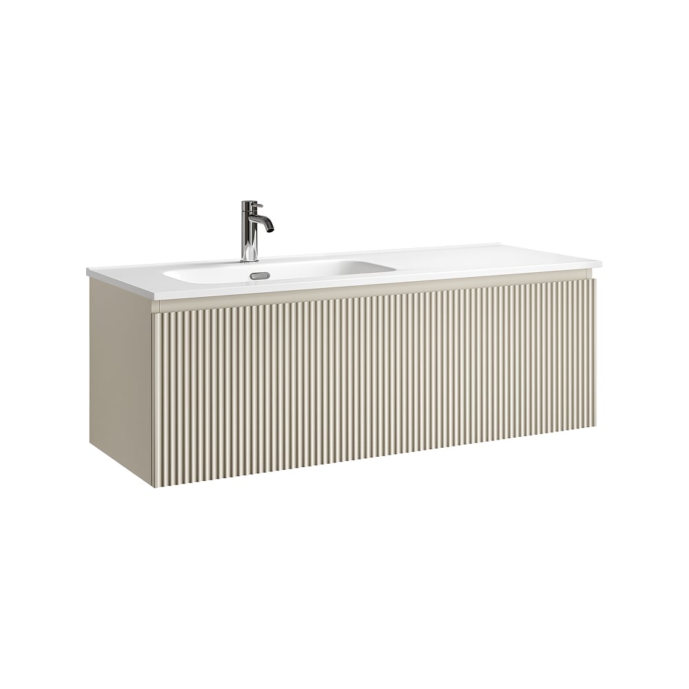 Тумба подвесная Sancos Snob R 1.0 1195x445x406 мм, 1 ящик с доводчиками, Beige Soft SNR1.0120LCE