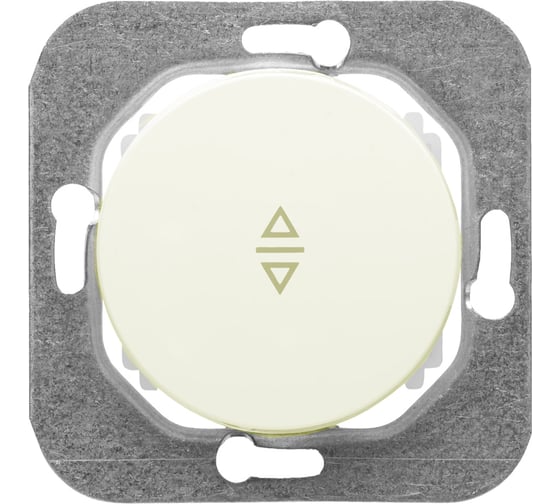 Изображение товара Механизм выключателя Bylectrica 1-клавишный, перекрестный, скрытая установка, серия ПРОВАНС, С6/2 10-3362 бежевый