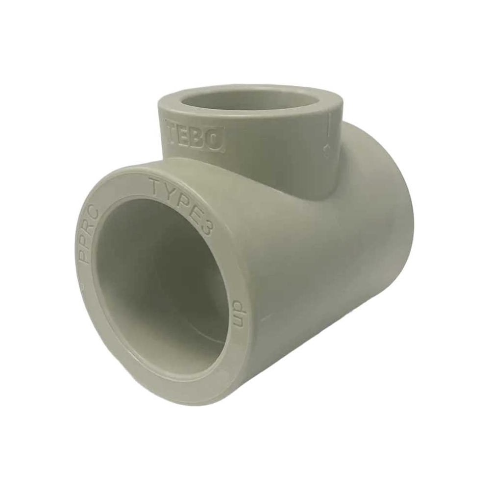 Тройник переходной PPR 110x75x110 TEBO серый 031040256