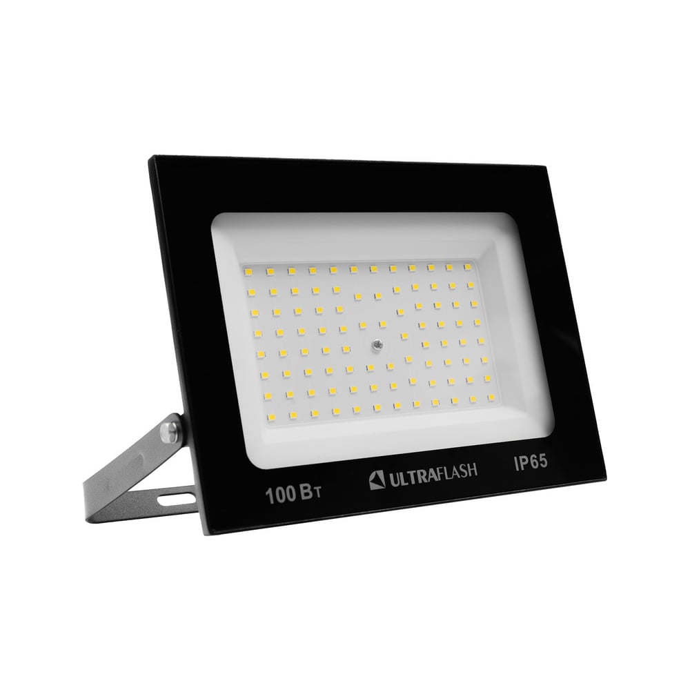 Прожектор Ultraflash UFD004 черный (LED SMD, 70 Вт, 6300 лм, 230В, 6500К, 175х128х25) 16442